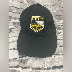 Outdoor Cap Premier Lacrosse League Junior Championship Black Baseball Hat